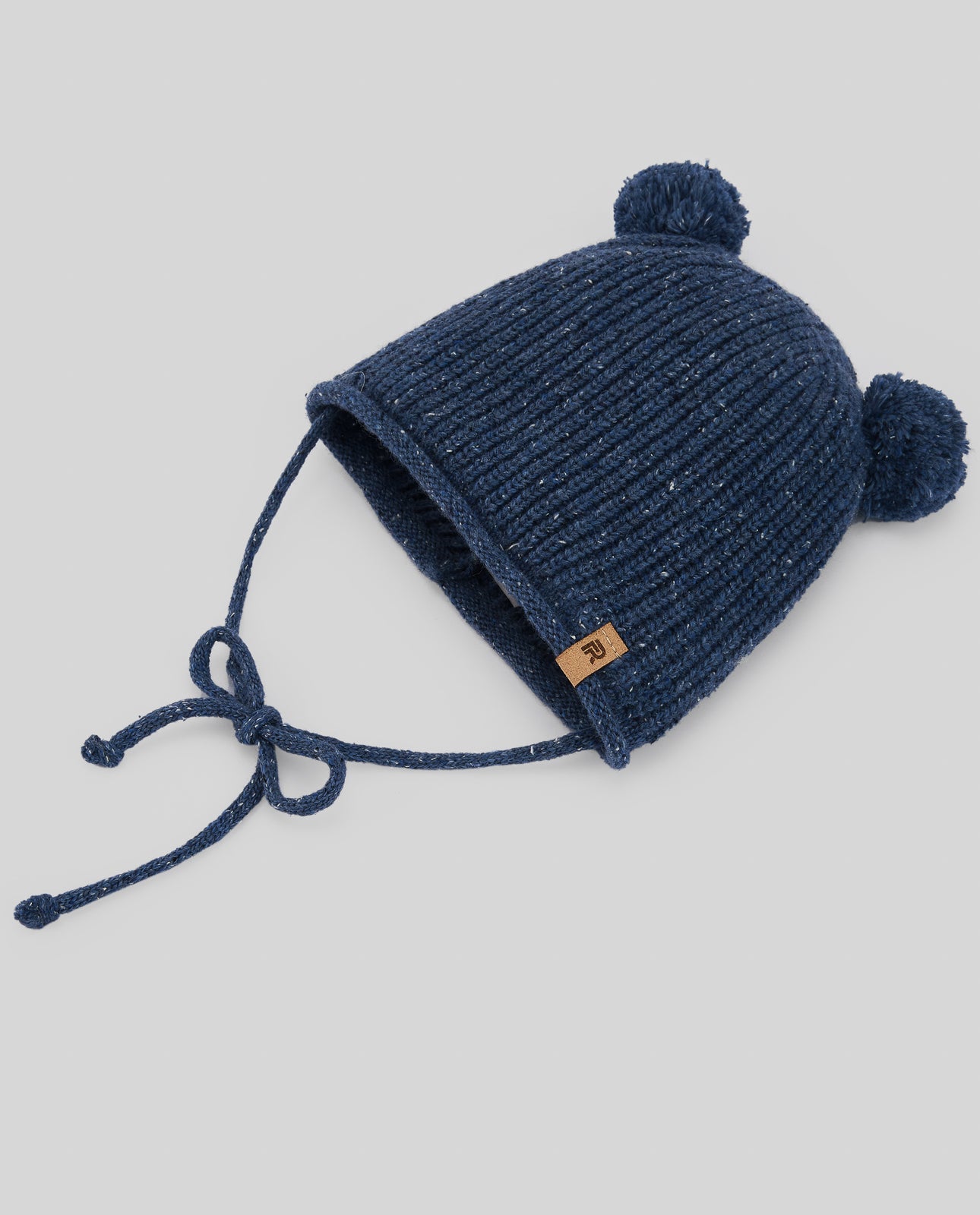 Oso Knit Hat in Lead Blue