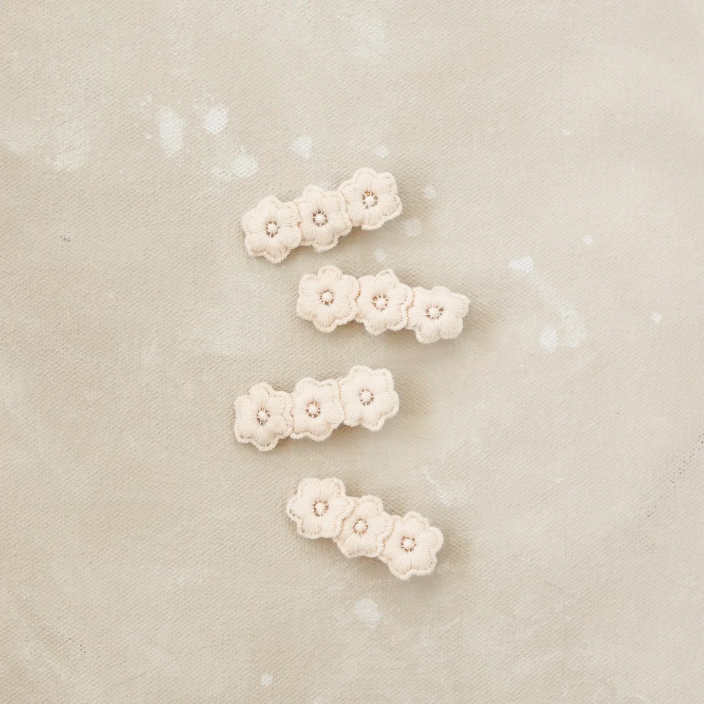 Fabric Flower Clips