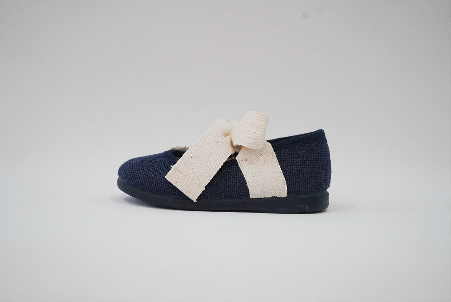 Navy Ballerina with Bows