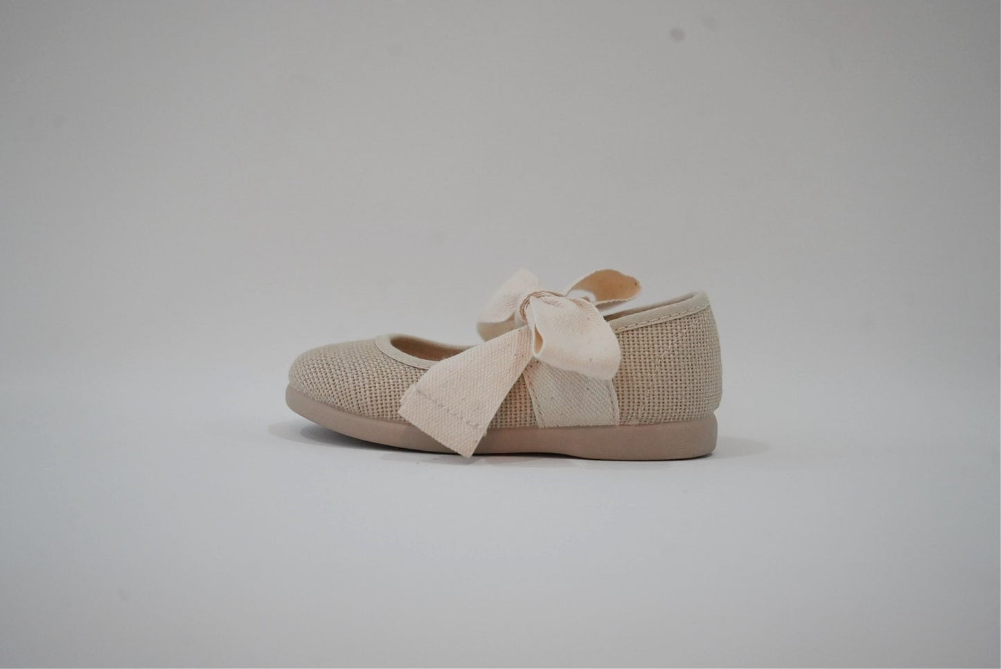 Beige Ballerina with Bows