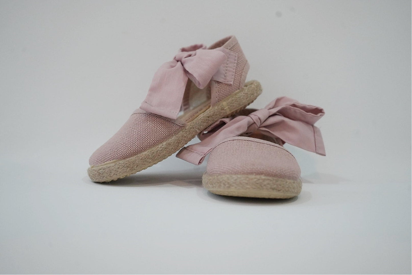 Rose Espadrilles with Bows