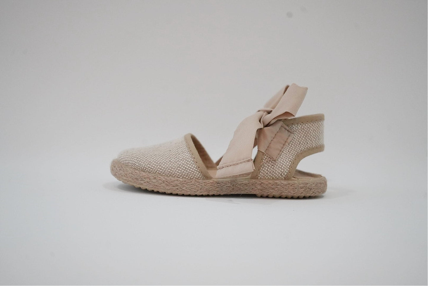 Beige Espadrilles with Bows