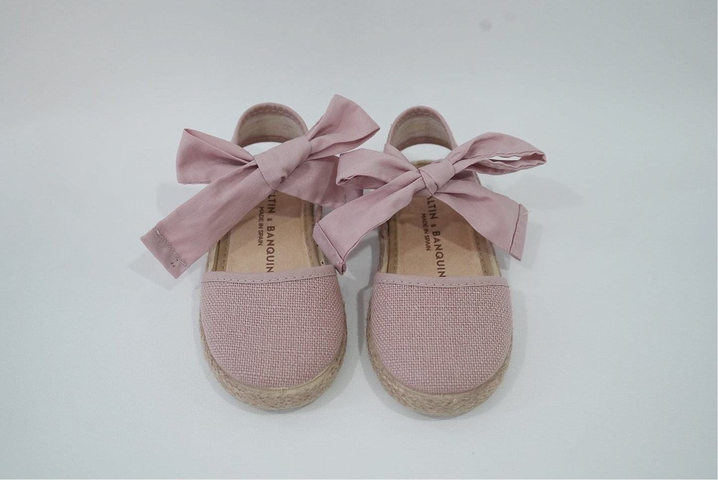 Rose Espadrilles with Bows