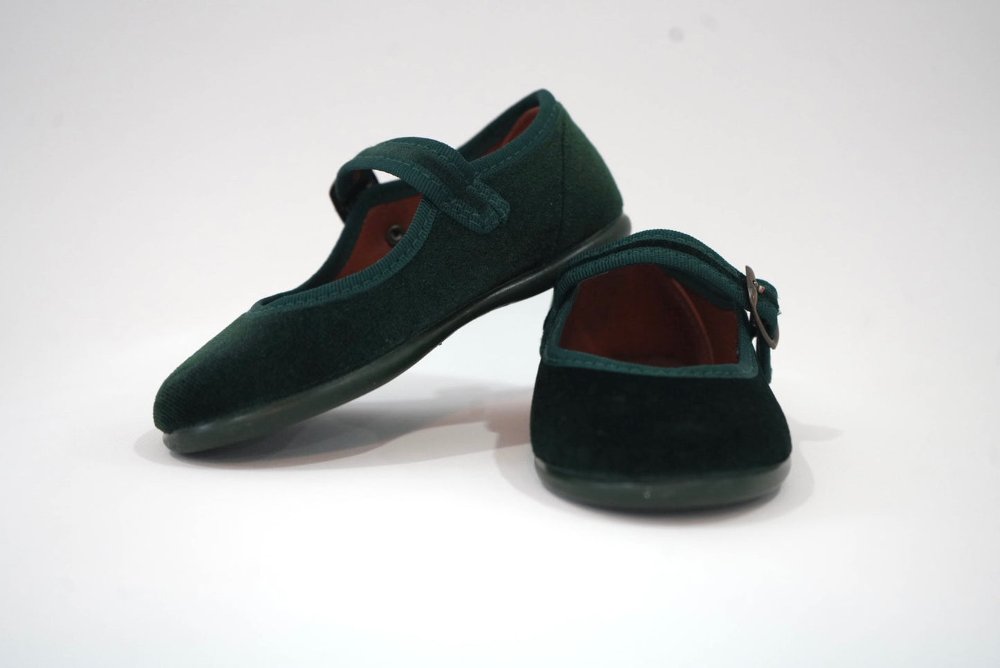 Green Velvet Ballerina