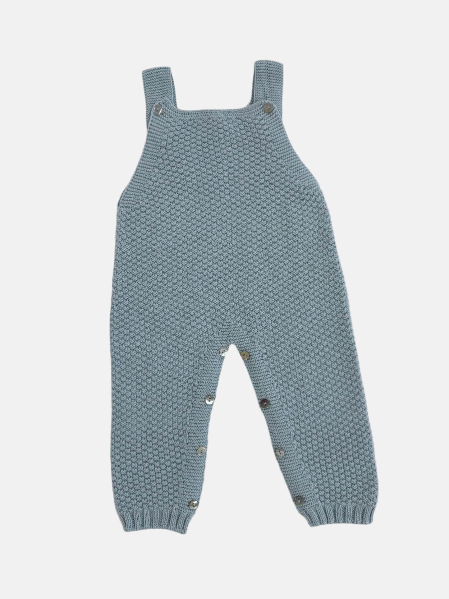 Charlie Dungarees in Powder Blue