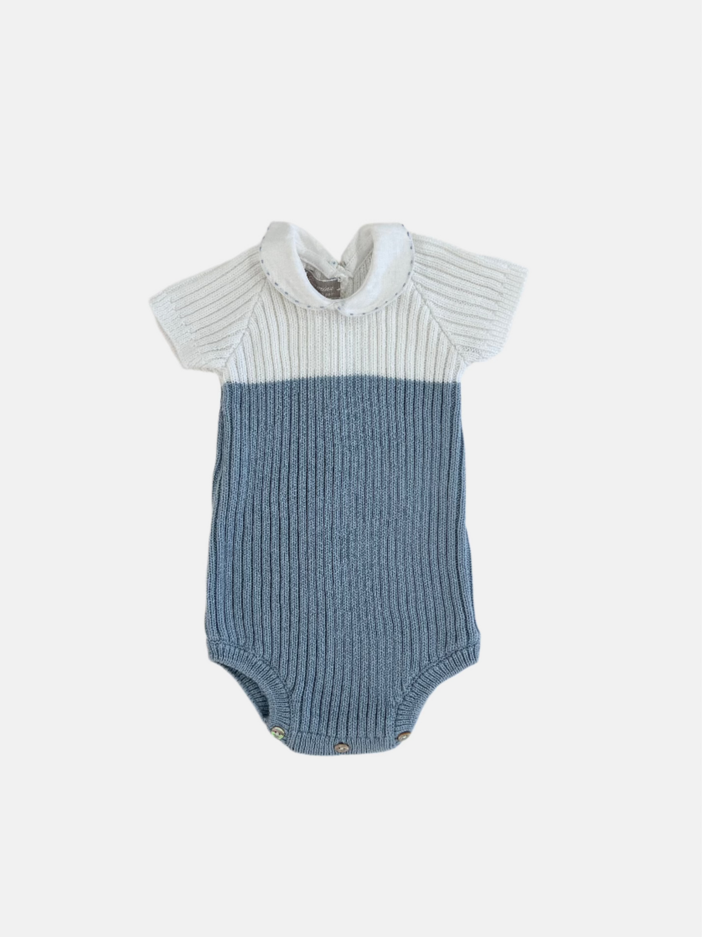 Nicky Romper in Sky Blue