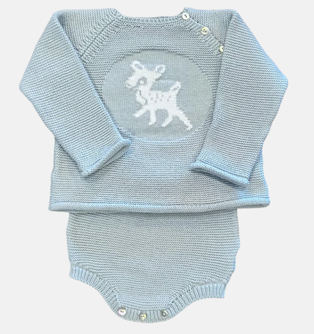 Fawn Set in Powder Blue