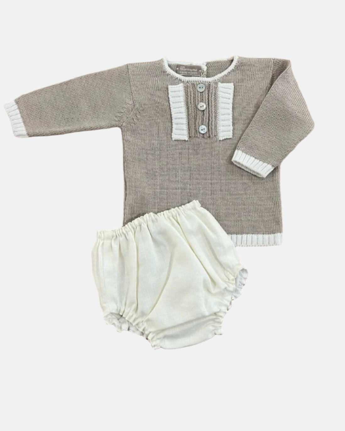 Oat Top with Bubble Bloomer