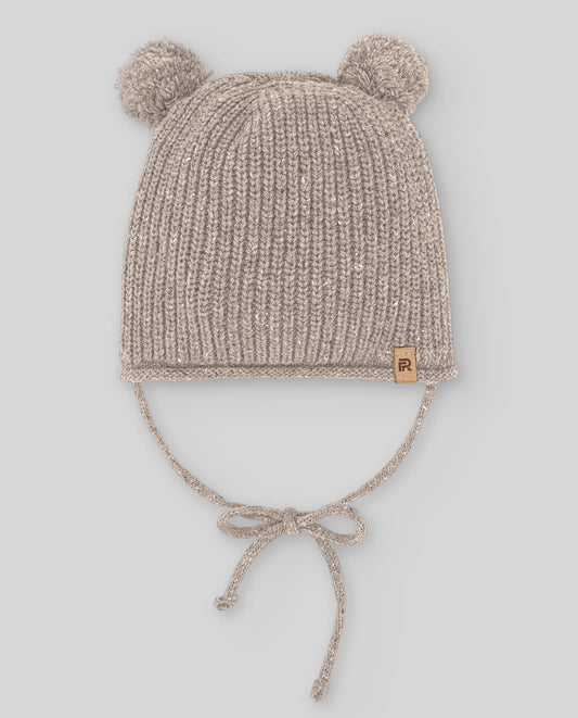 Oso Knit Hat in Light Brown