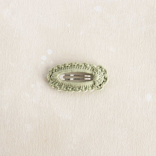 Crochet snap clip Lilypad