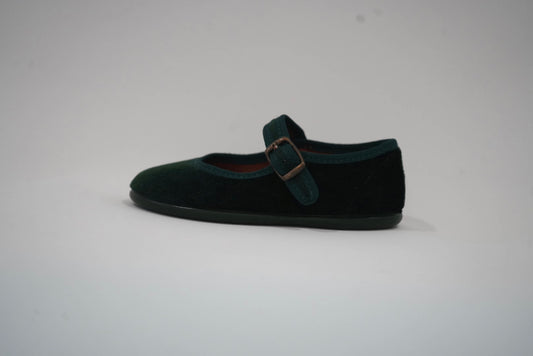 Green Velvet Ballerina