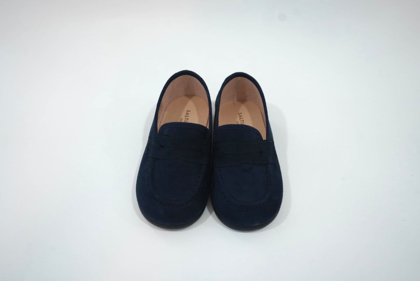 Navy Suede Moccasin