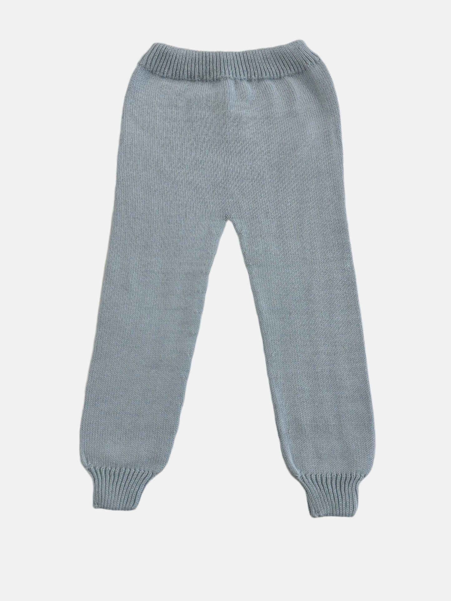 Knit Joggers in Powder Blue