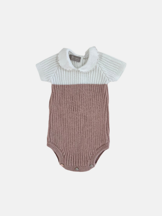 Nicky Romper in Rose