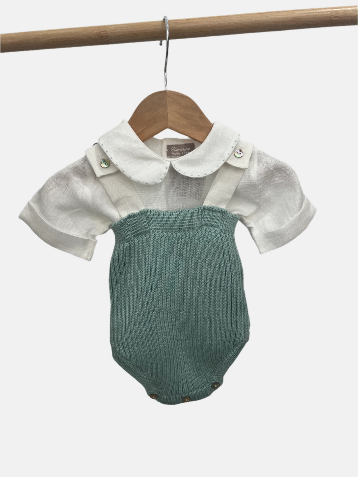 Coco Overall Set in Agua