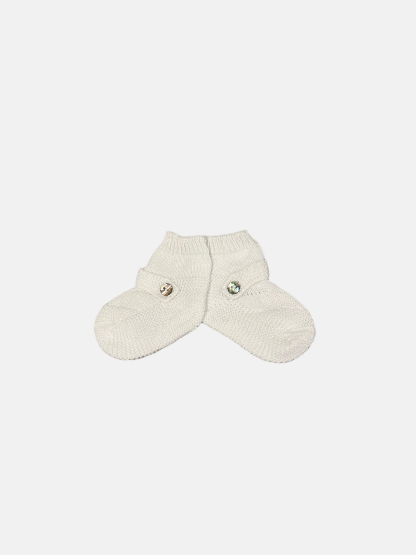 Newborn Bootie in White